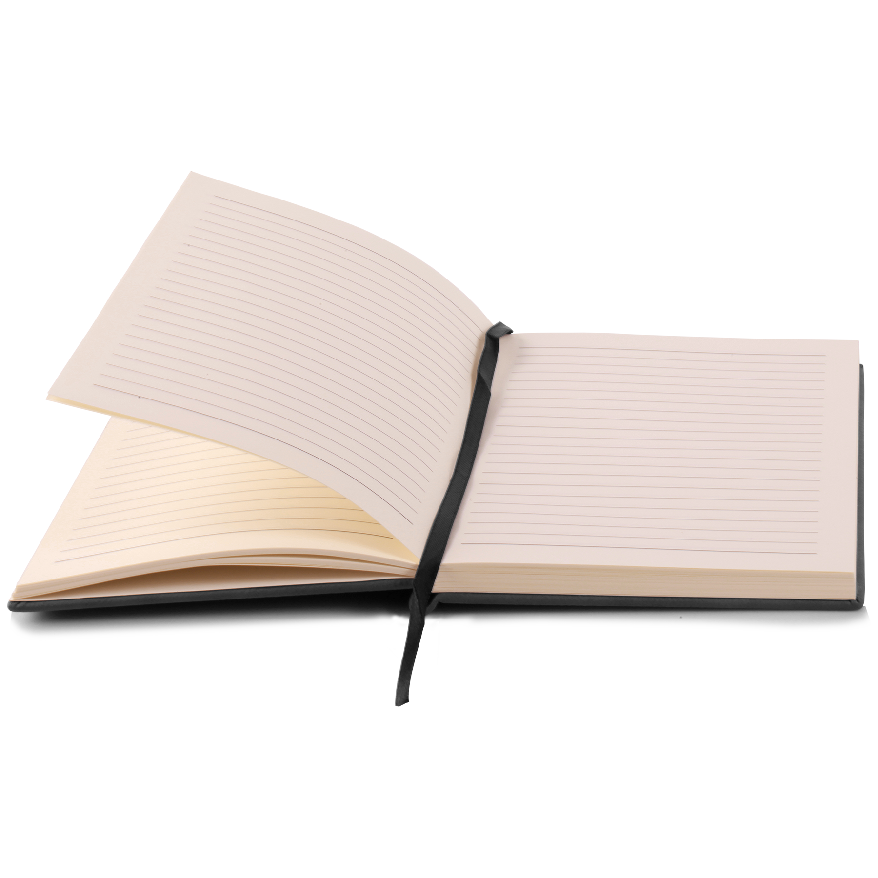 Laserable Leatherette Journal-Lined Notepad