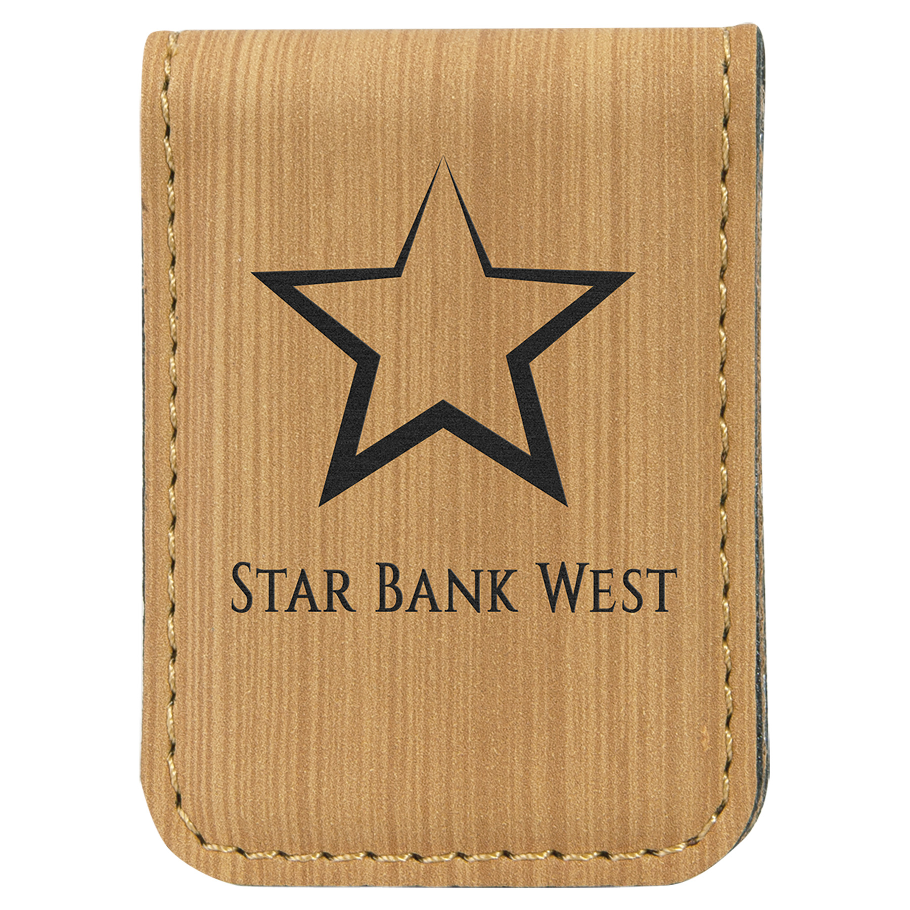 Leatherette Money Clip