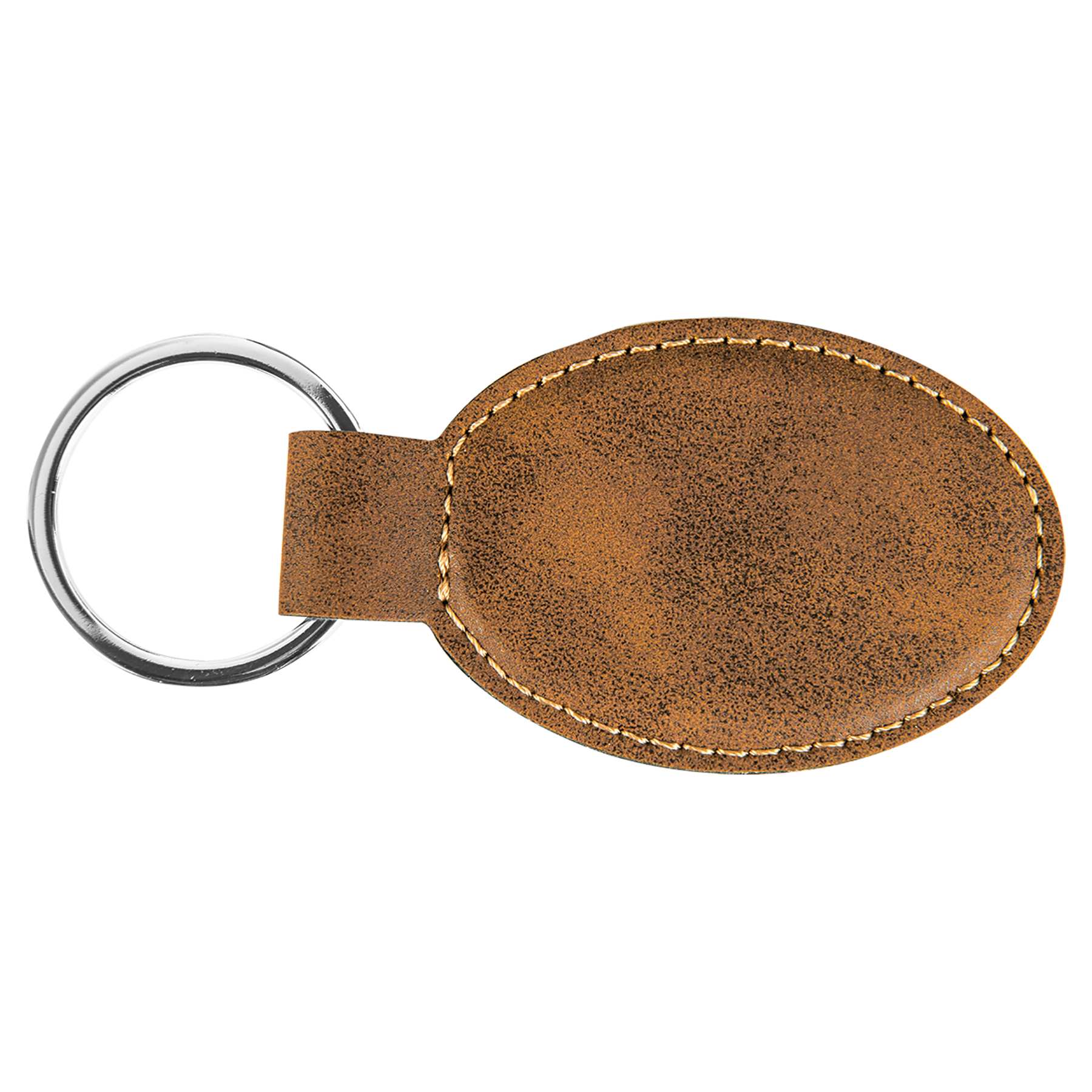 Laserable Leatherette Keychain