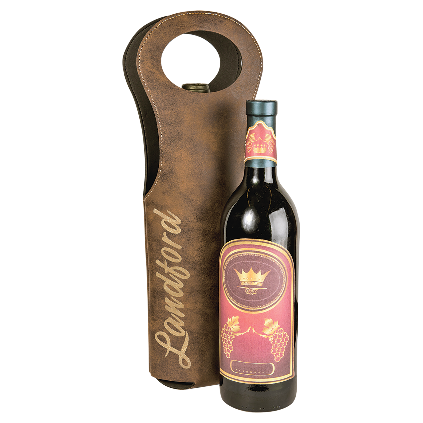 Leatherette Wine Bag