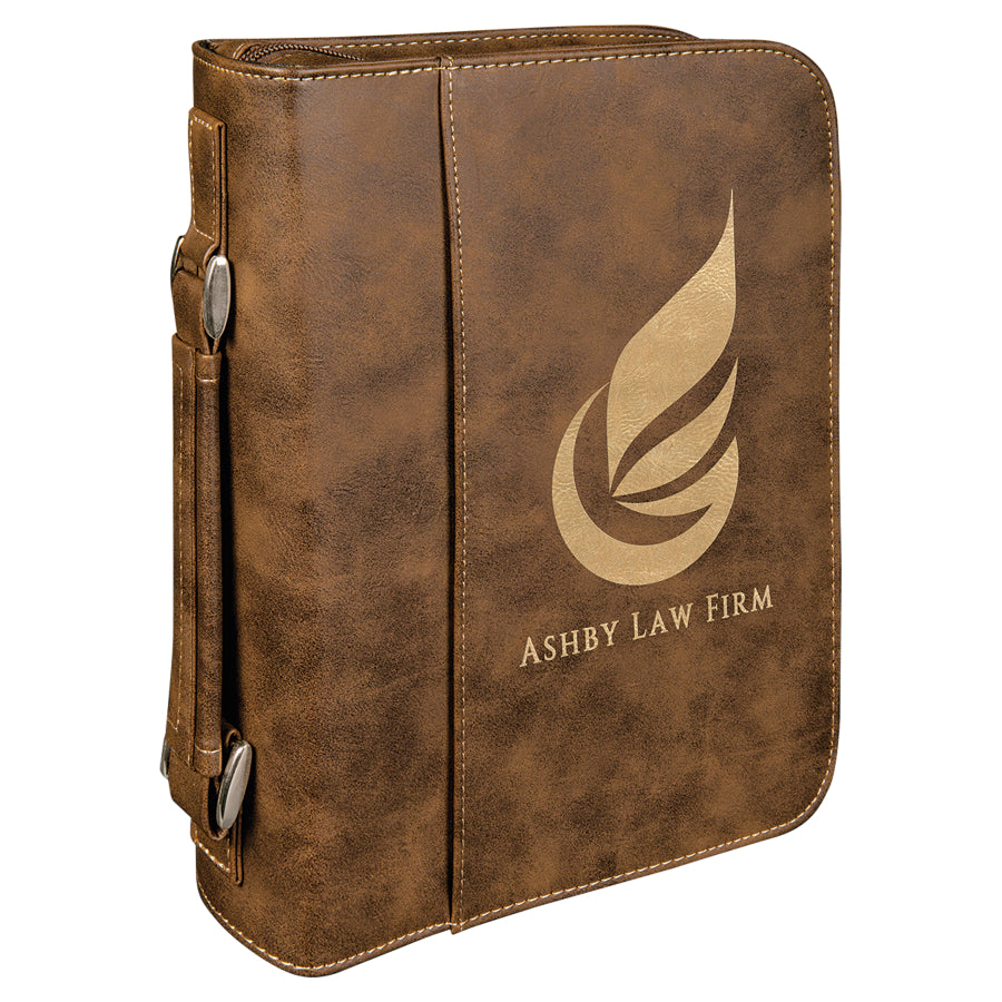 Laserable Leatherette Book/Bible Covers with Zipper