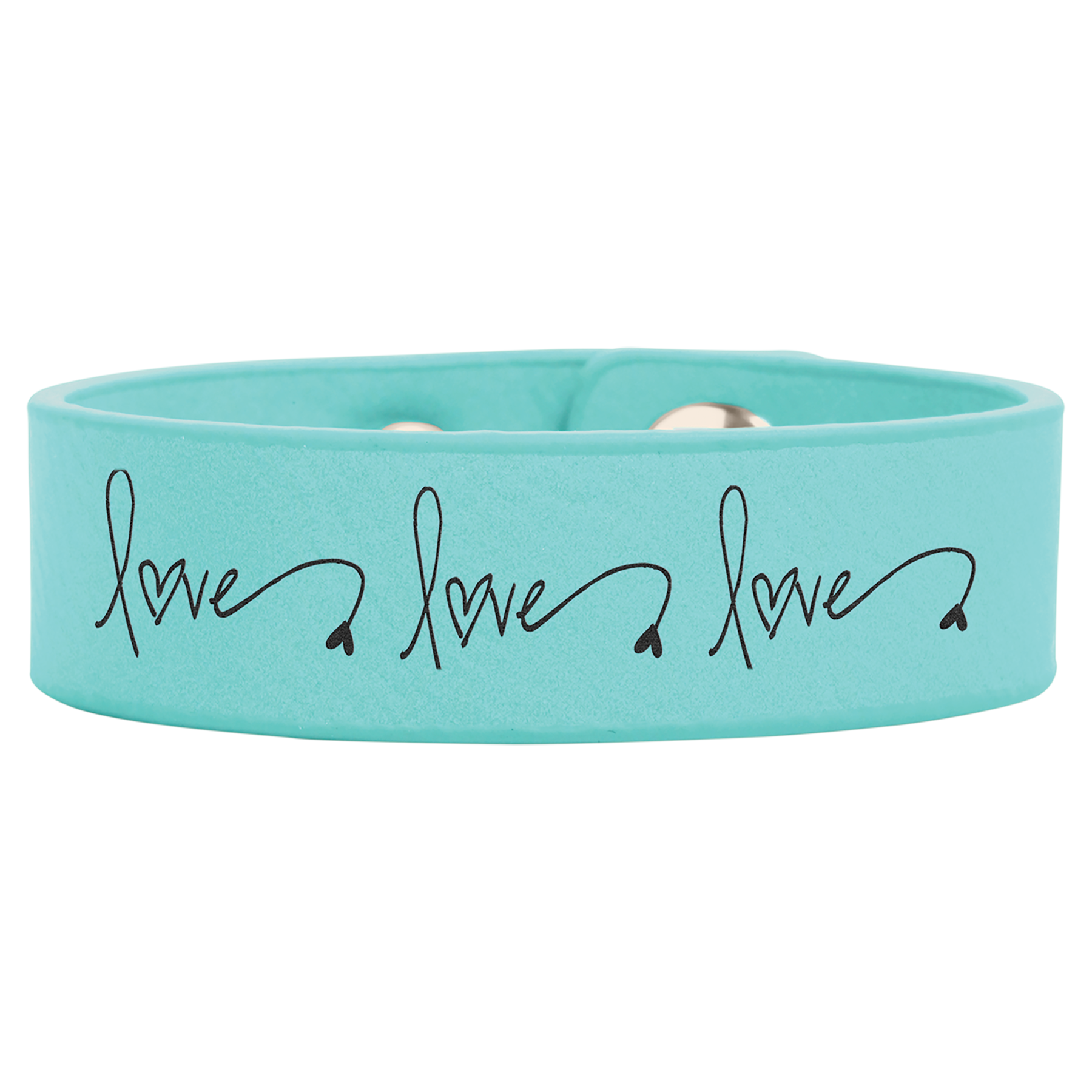 Laserable Leatherette Cuff Bracelets