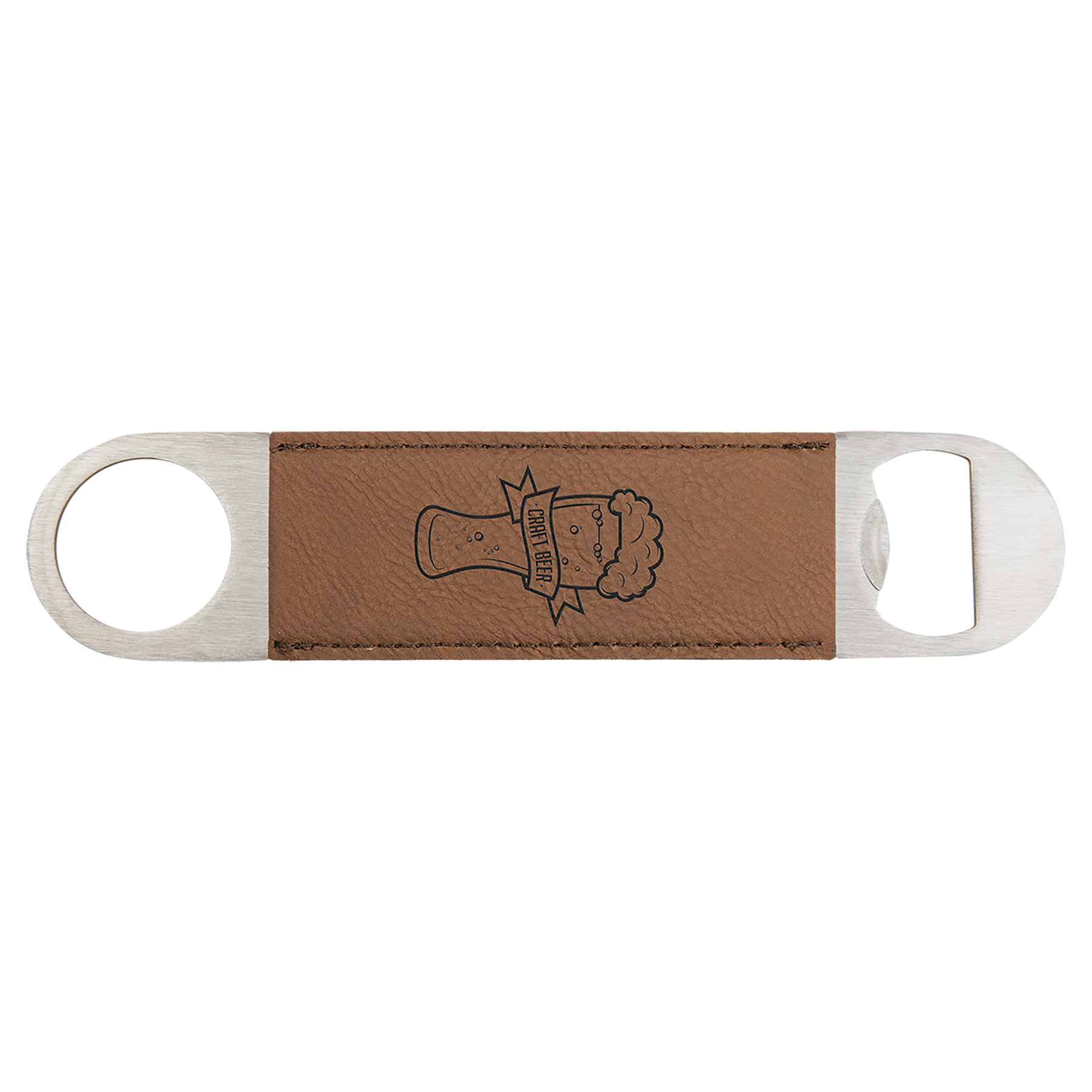 Laserable Leatherette Bottle Opener