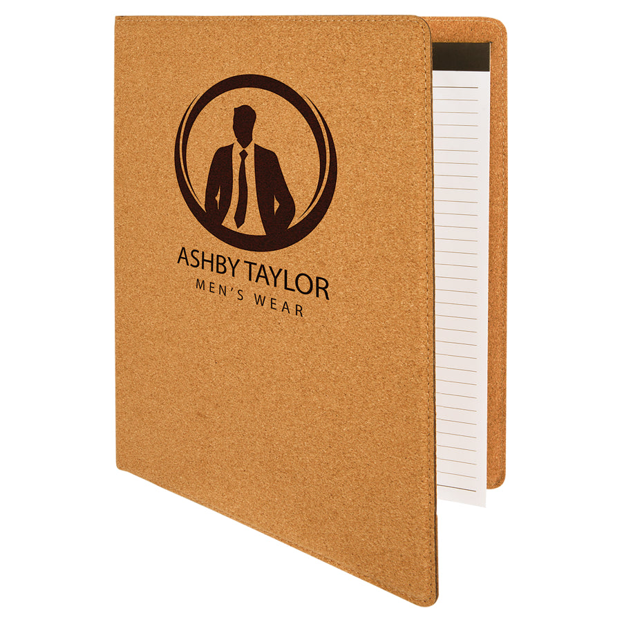 Laserable Leatherette Portfolios