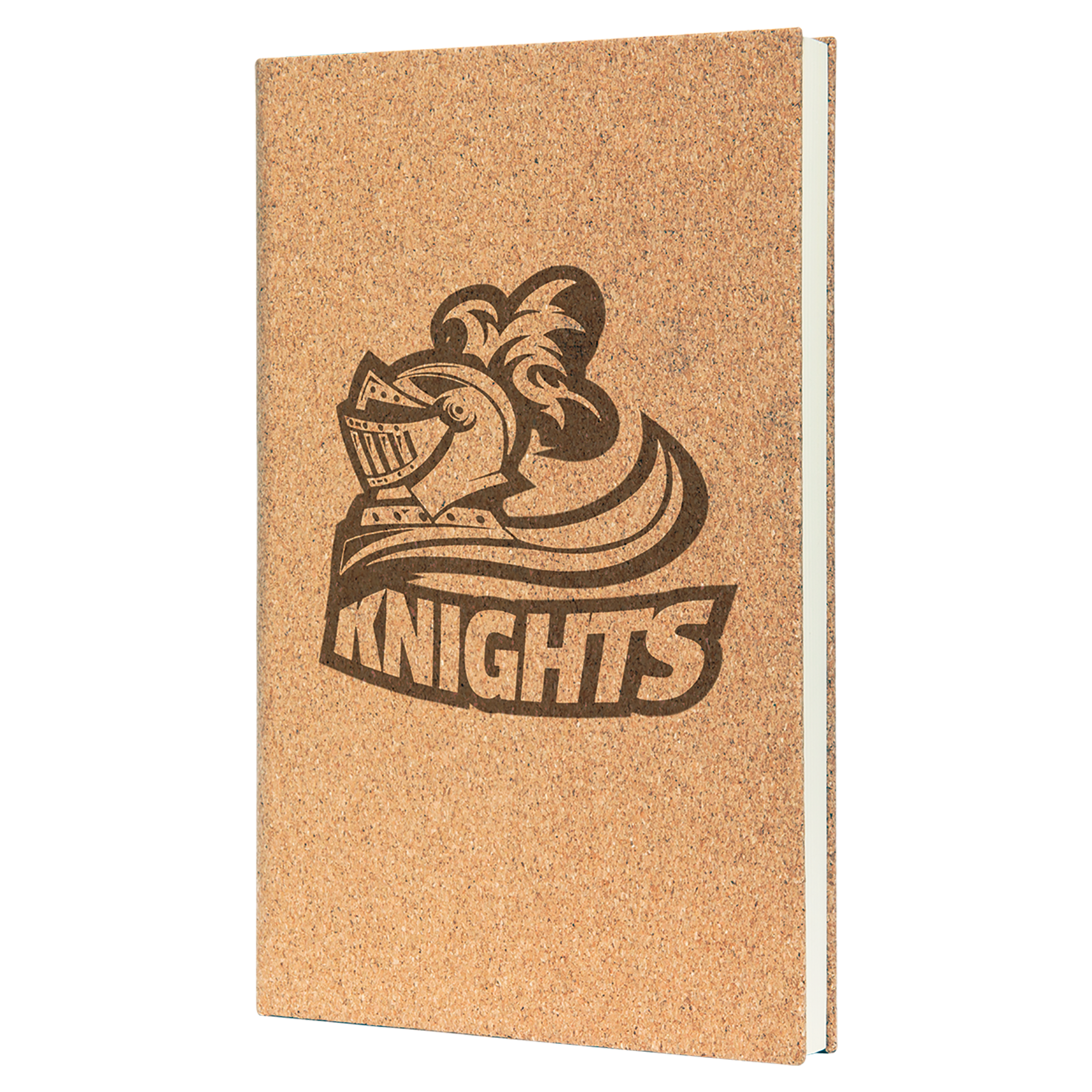 Laserable Leatherette Journal-Lined Notepad