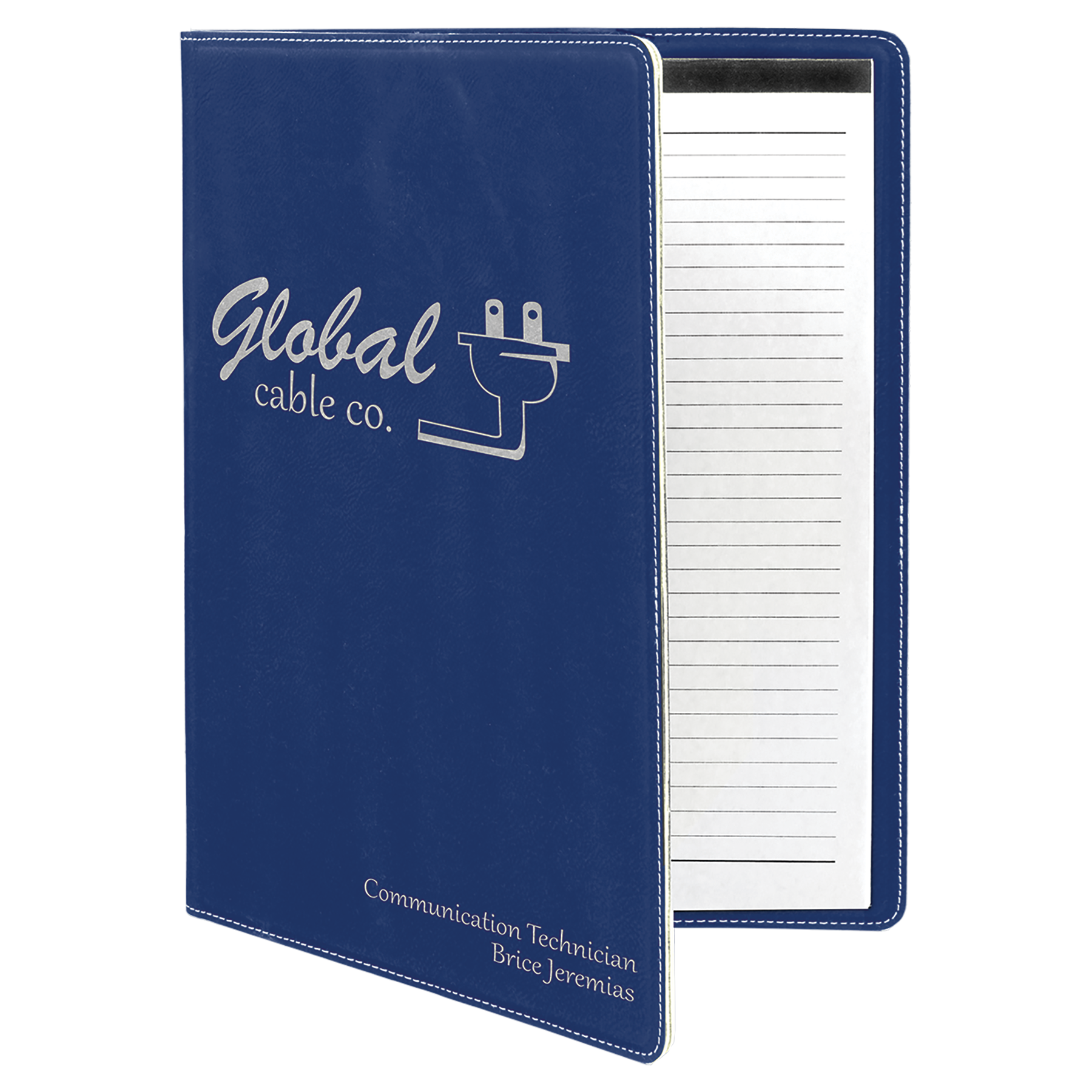 Laserable Leatherette Portfolios