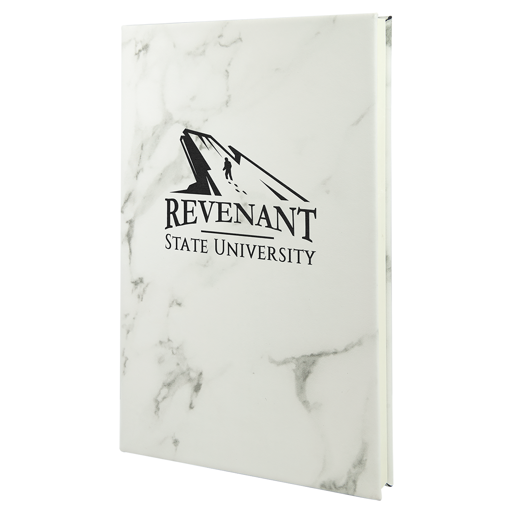 Laserable Leatherette Journal-Lined Notepad