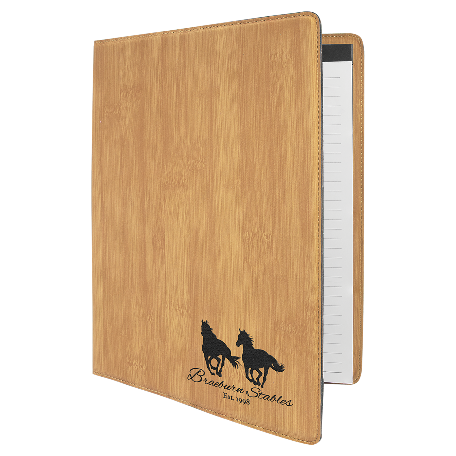 Laserable Leatherette Portfolios