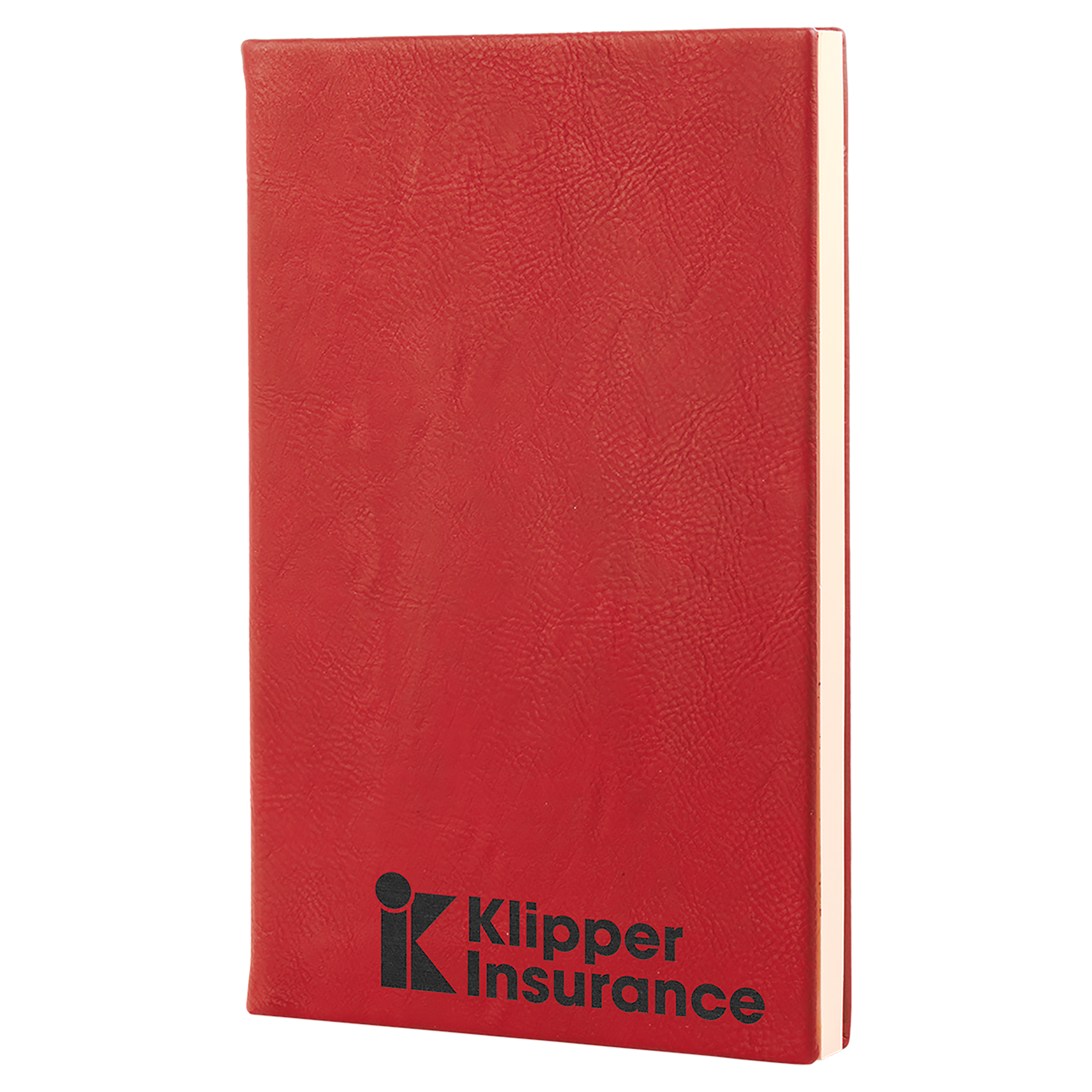 Laserable Leatherette Journal-Lined Notepad