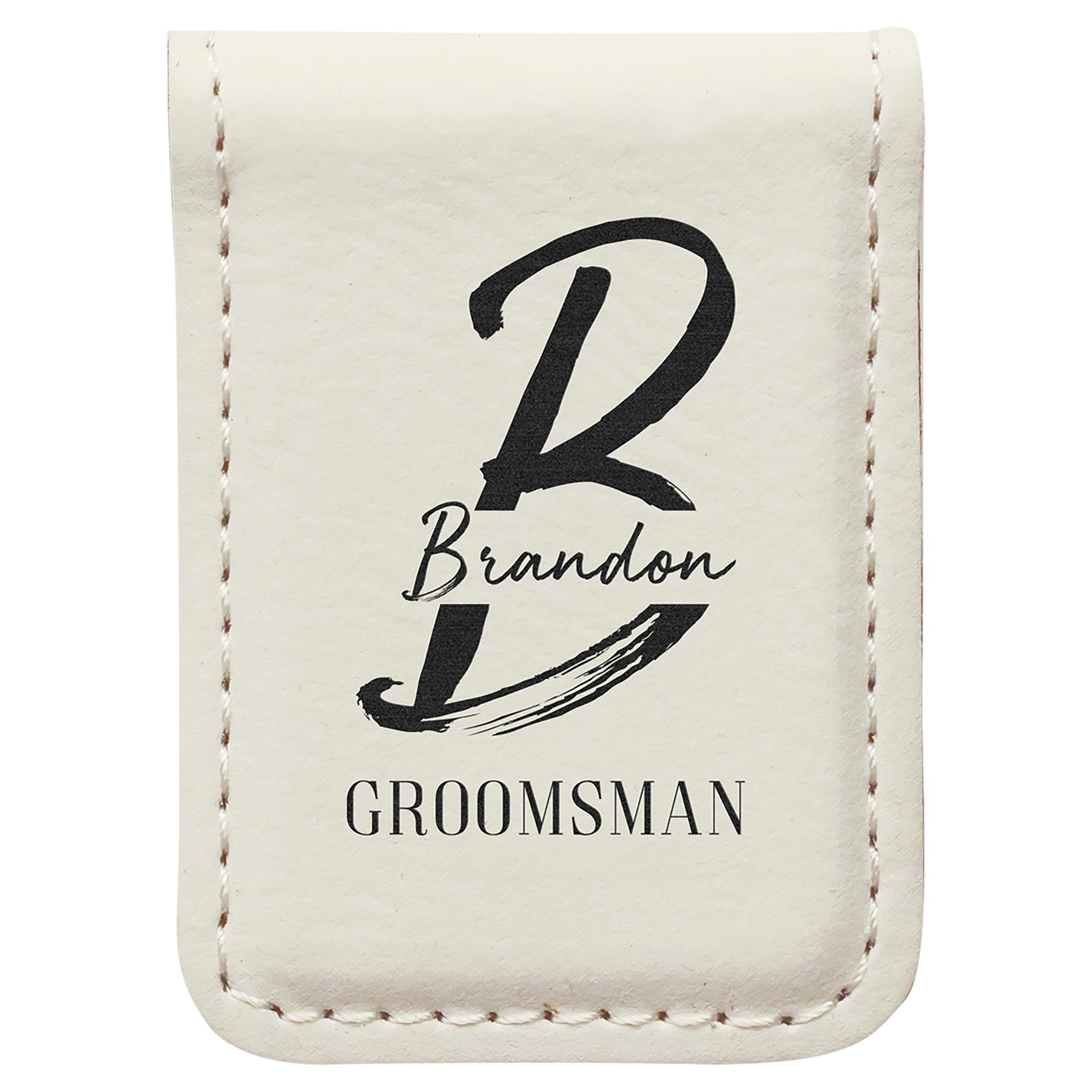 Leatherette Money Clip