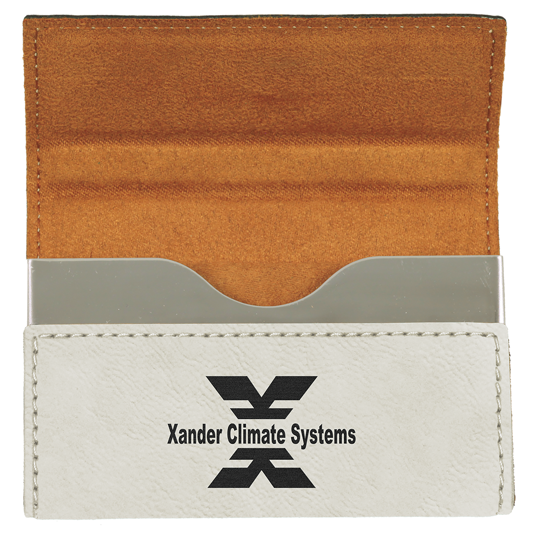 Leatherette Hard Business Card Holder