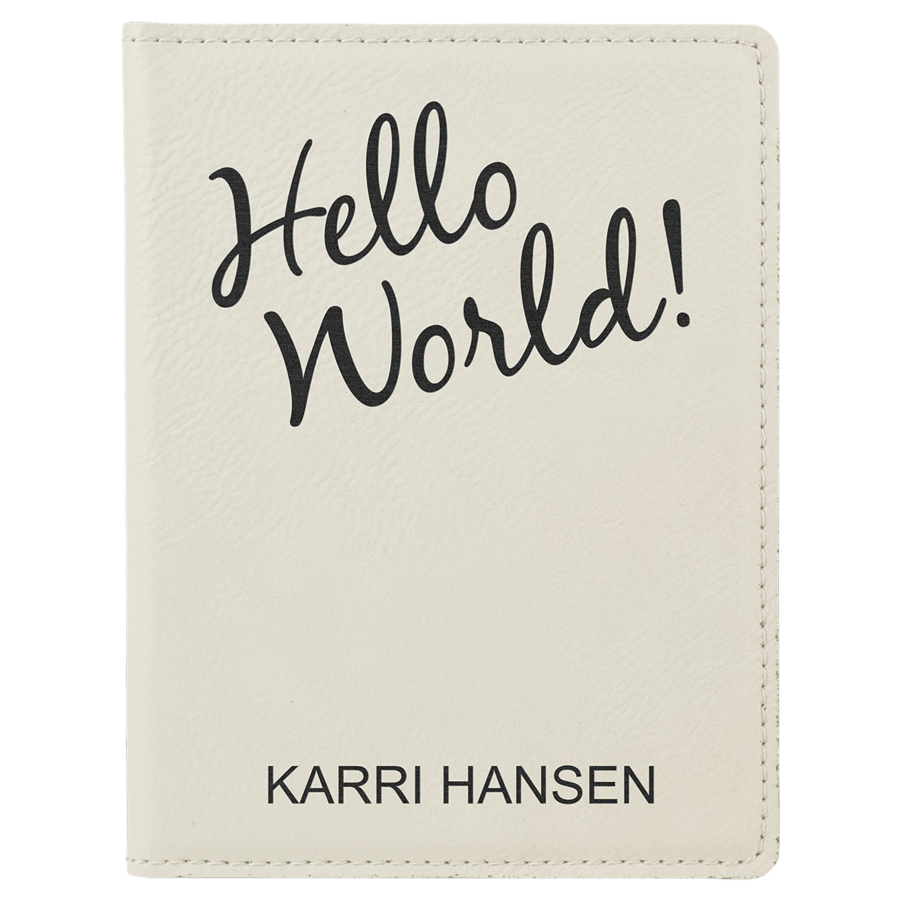 Leatherette Passport Holder