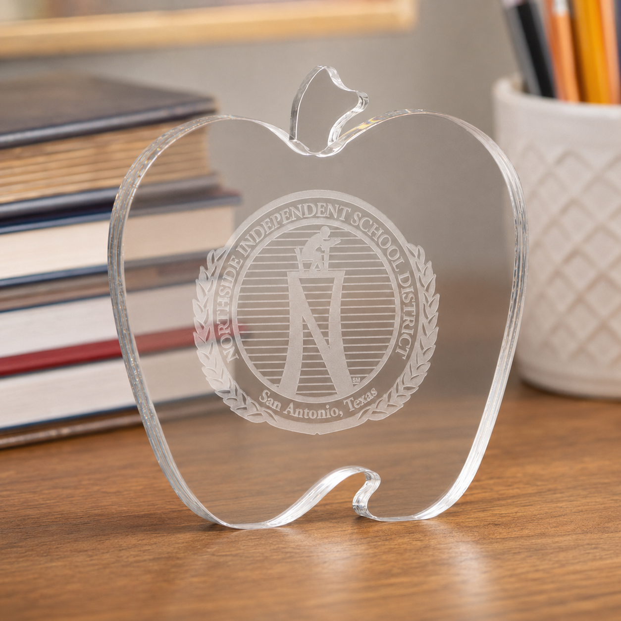 Acrylic Apple Recognition Award