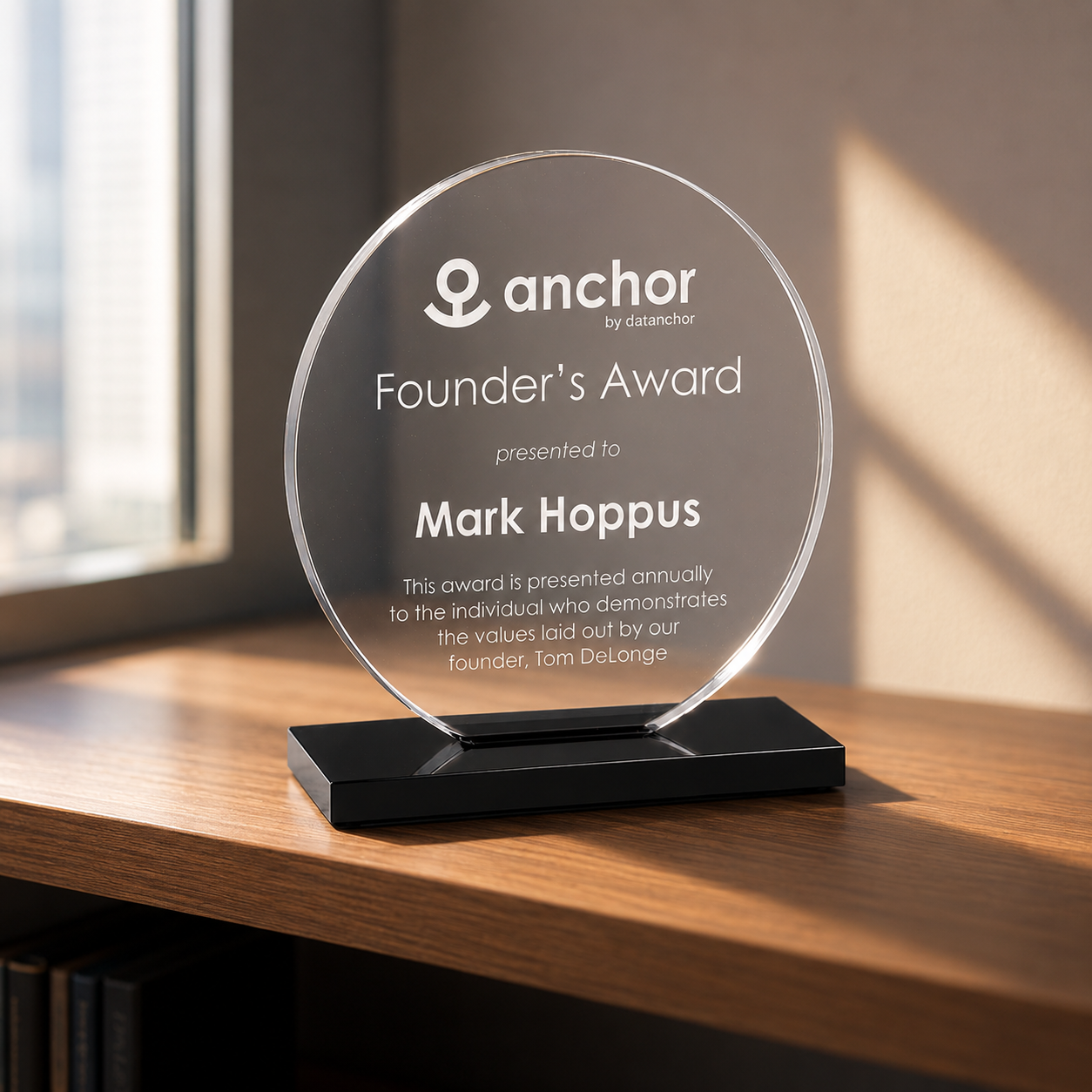 Starfire Circle Acrylic Award