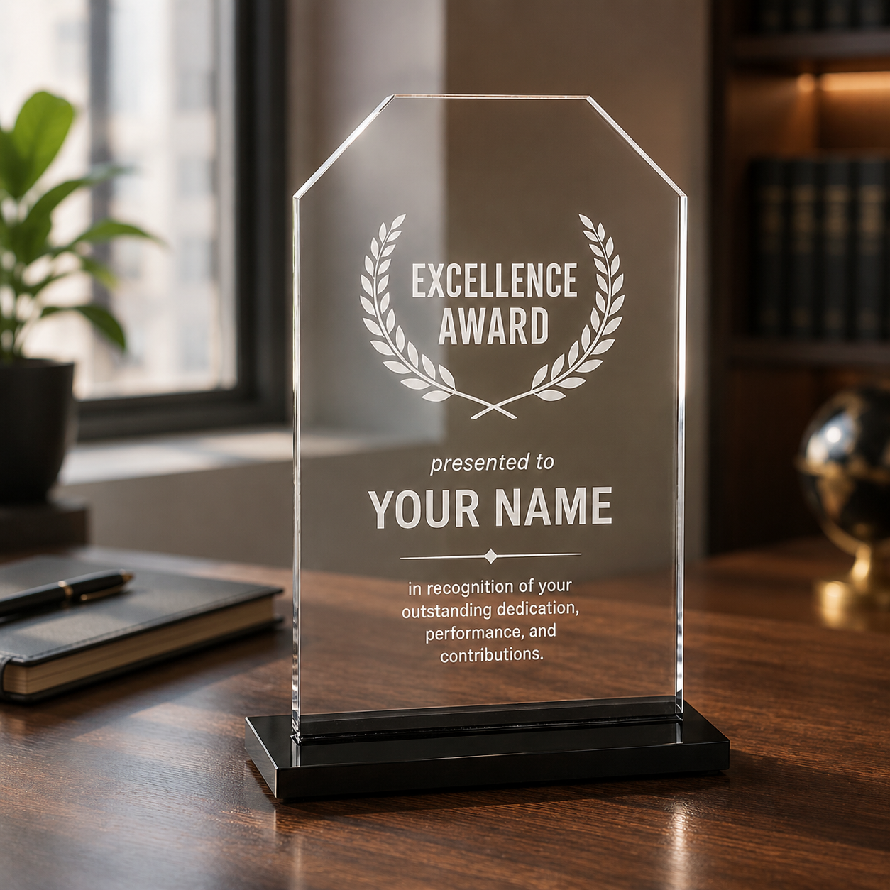 Starfire Stone Acrylic Award