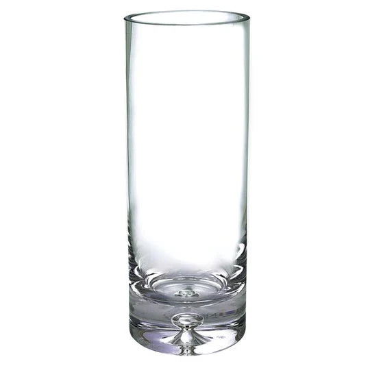 Galaxy European Mouth Blown Lead Free Crystal Cylinder Vase 10.5