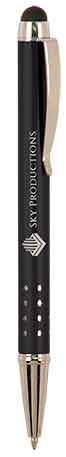 Gloss Ballpoint Pen with Stylus