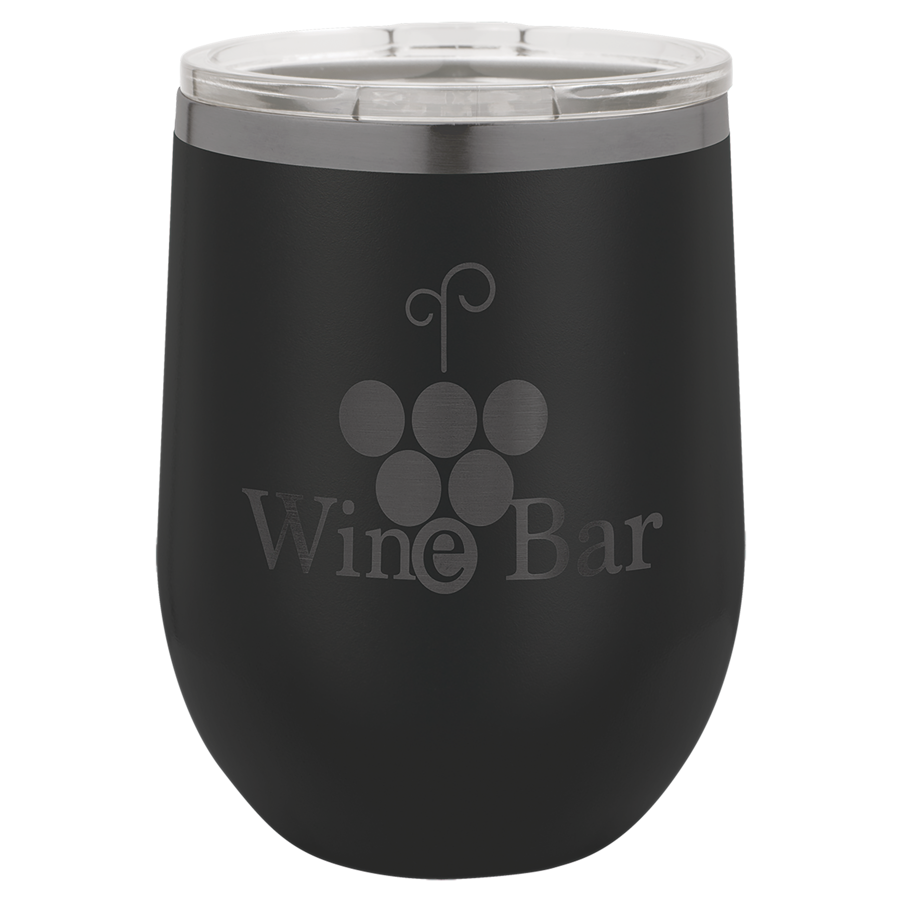 12 oz. Stainless Steel Vacuum Insulated Stemless Wine Tumbler with Lid