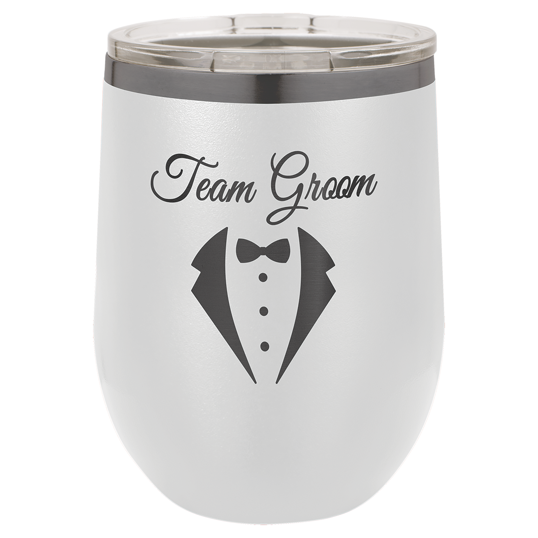 12 oz. Stainless Steel Vacuum Insulated Stemless Wine Tumbler with Lid