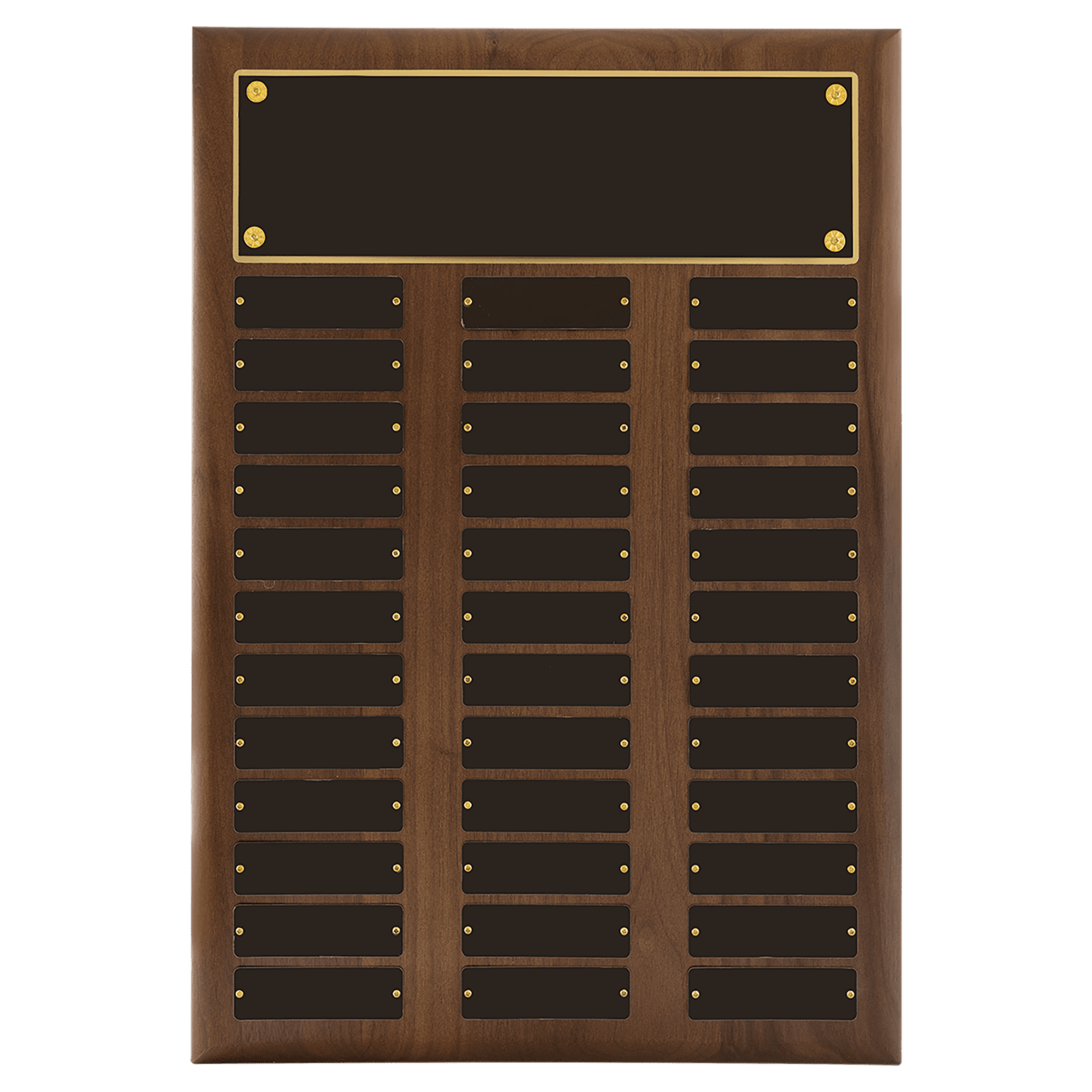 American Walnut Perpetual Plaque