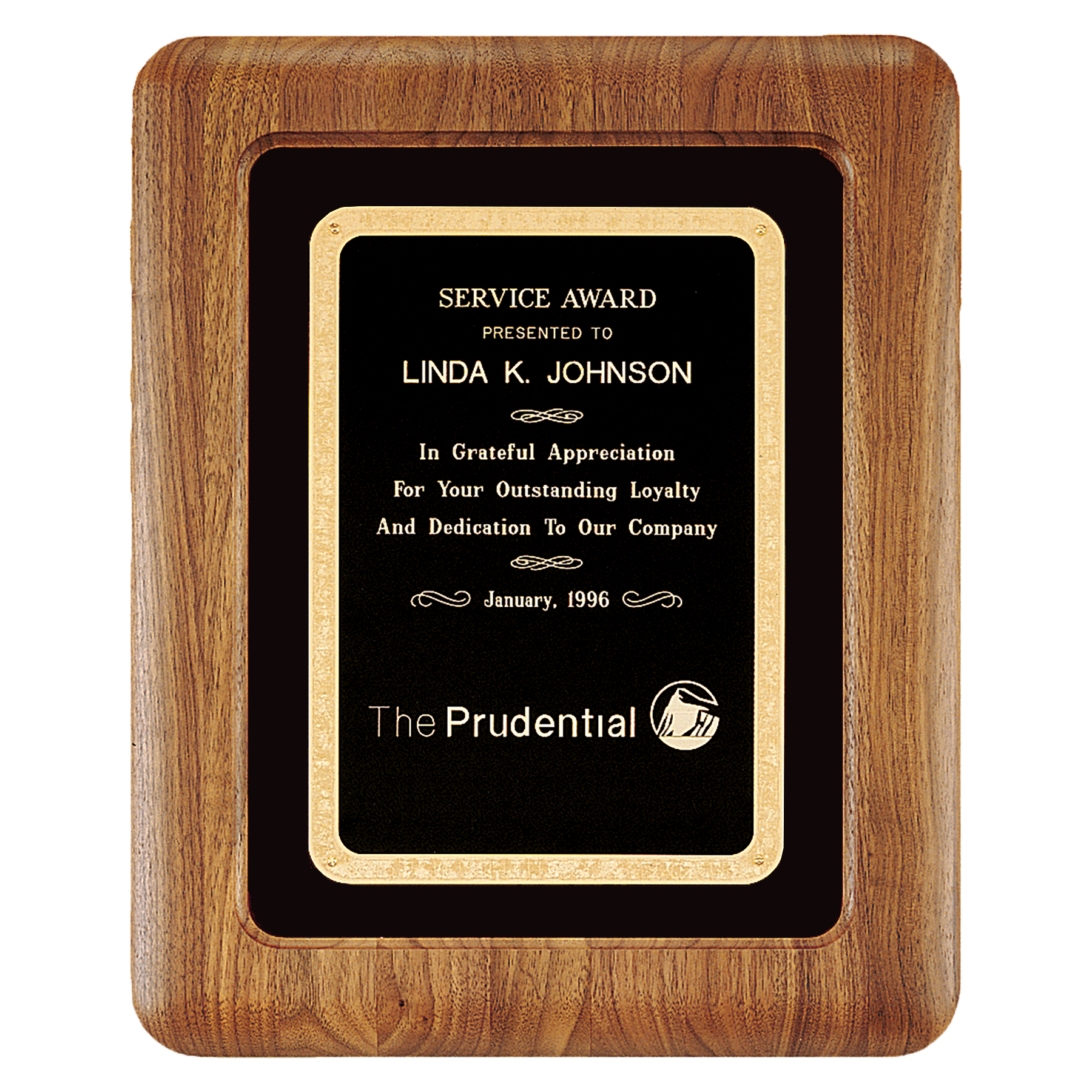 American Walnut Frame Plaque