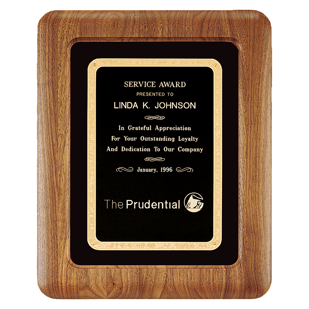 American Walnut Frame Plaque