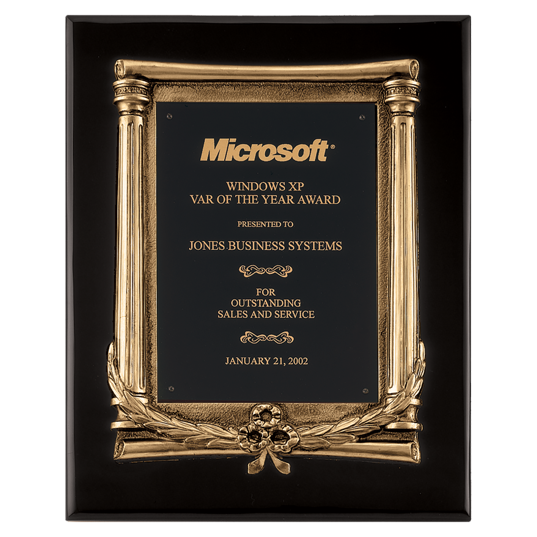 Plaque with an Antique Bronze Casting