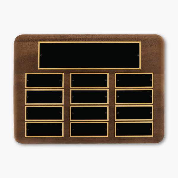 American Walnut Airflyte Perpetual Plaque