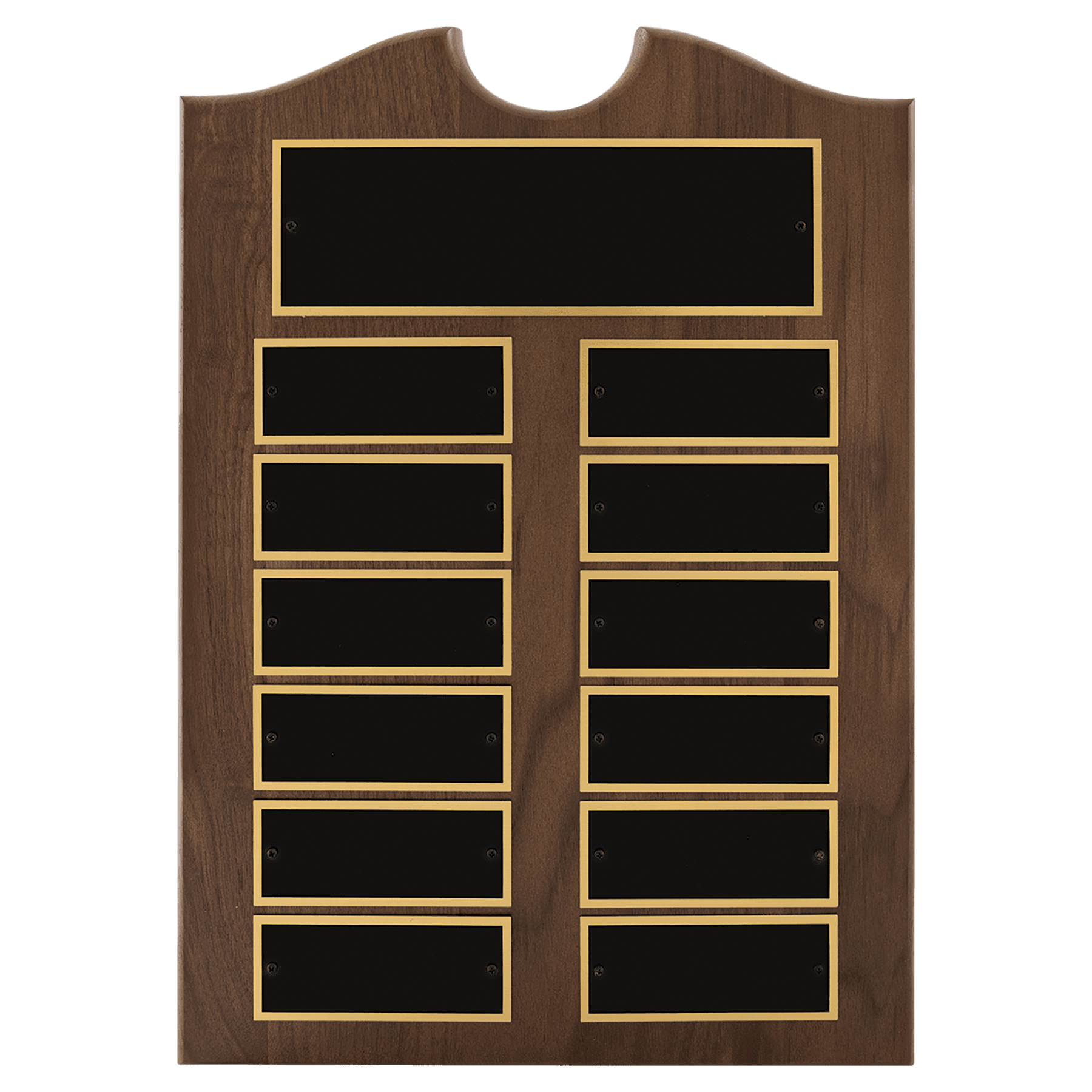 American Walnut Perpetual Plaque Roster Series