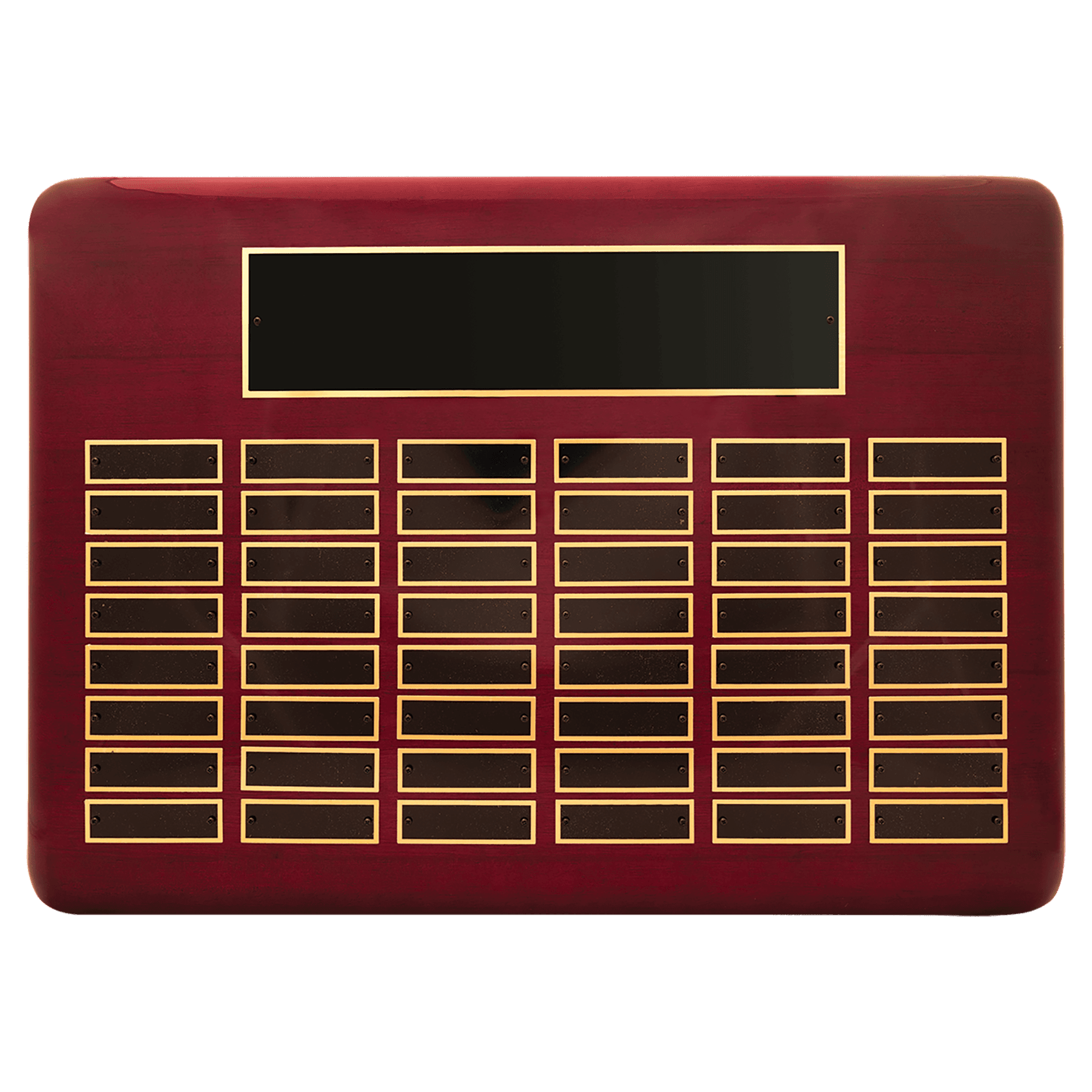 American Perpetual Plaque Black Brass Plates