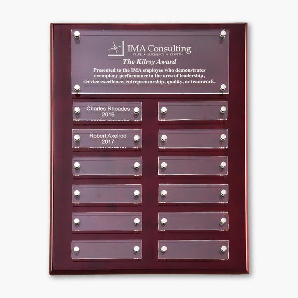Acrylic High Gloss Perpetual Plaque