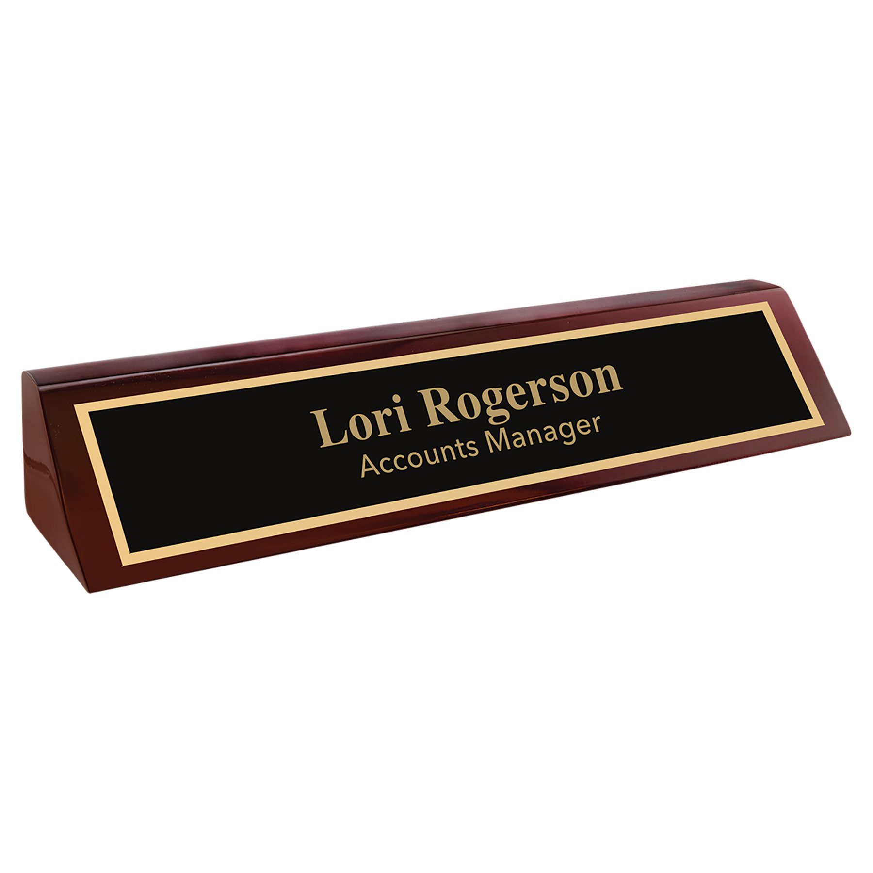 Piano Finish Desk Wedge