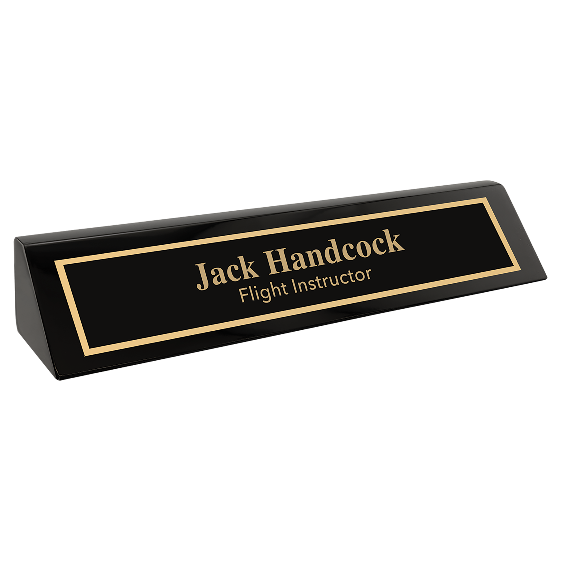 Piano Finish Desk Wedge