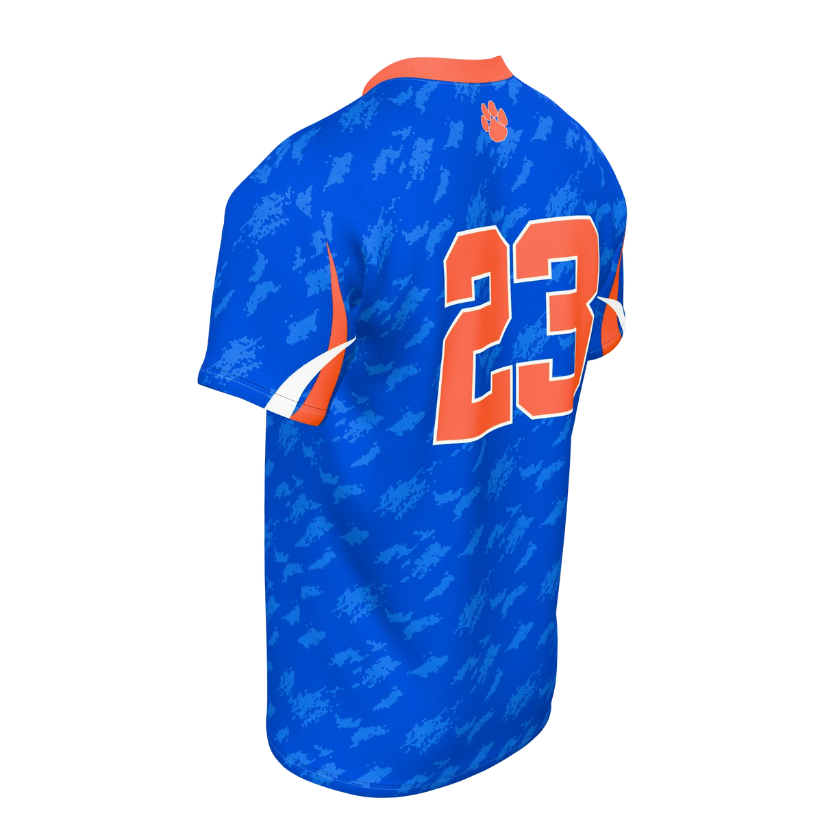 Custom Sublimated Men's Short Sleeve V-Neck T-Shirt — baseball alternate view 5