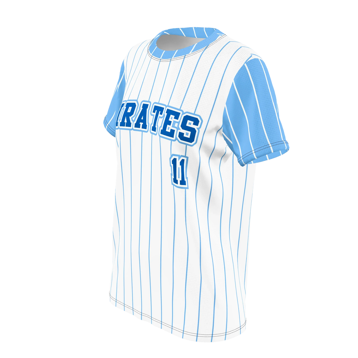 Custom Sublimated Women's Short Sleeve Crew Neck T-Shirt — softball supplier alternate view 2