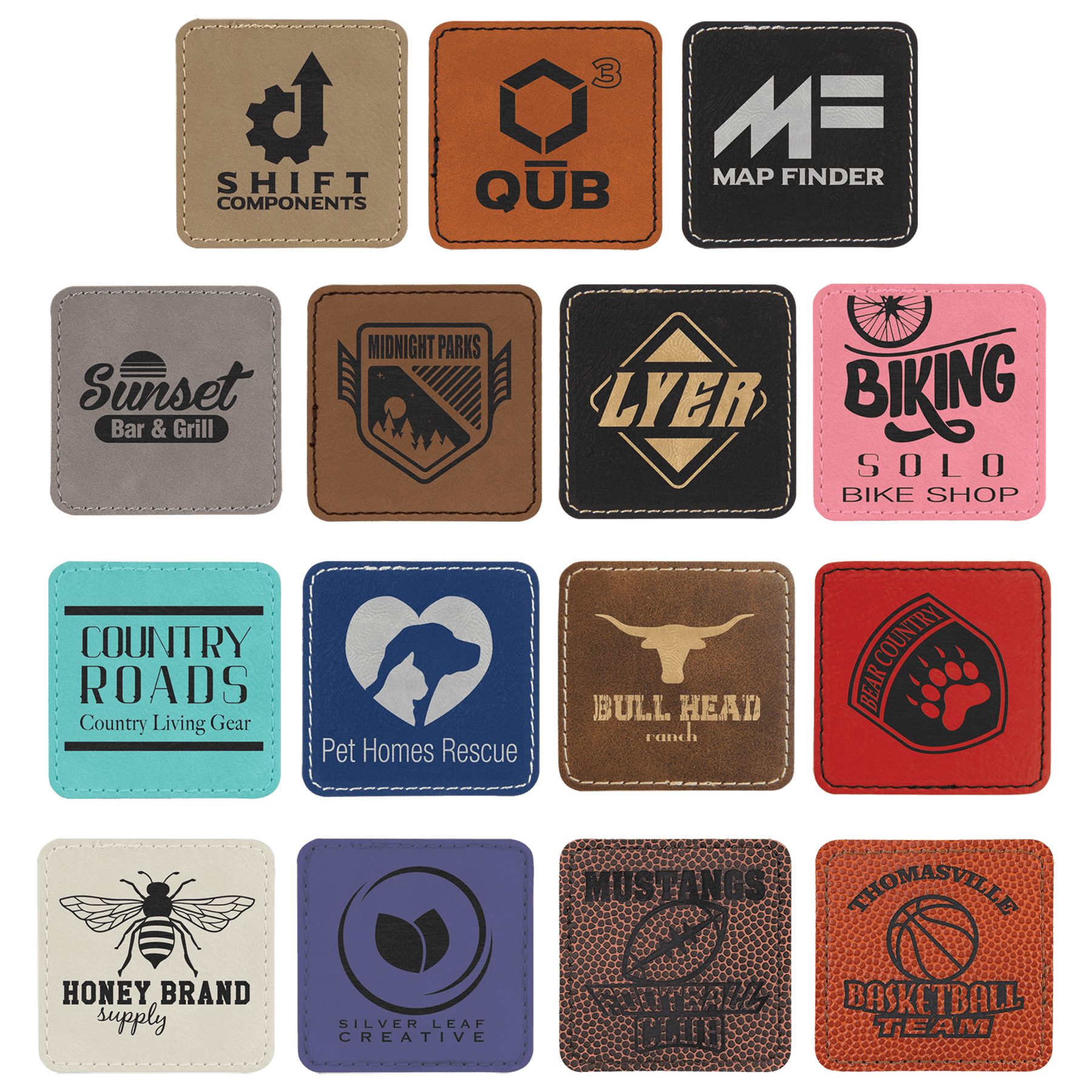 Leatherette Patch with Adhesive Back