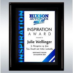 Executive Ebony Finish Plaque With Plate