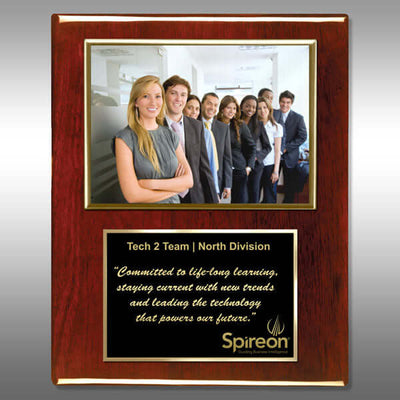 Gold Frame Photo Plaques