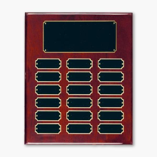 Rosewood Piano Finish Perpetual Plaque
