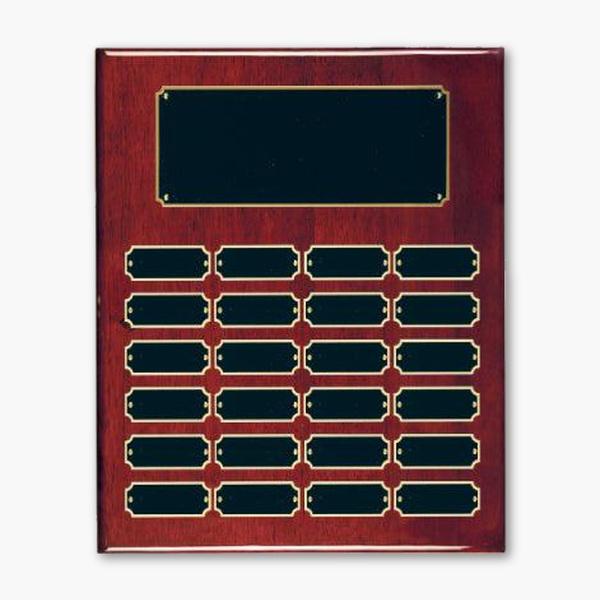 Rosewood Piano Finish Perpetual Plaque