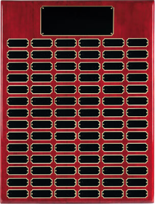 Rosewood Piano Finish Perpetual Plaques