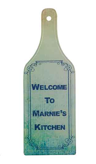 Wine Bottle Shaped Glass Cutting Board