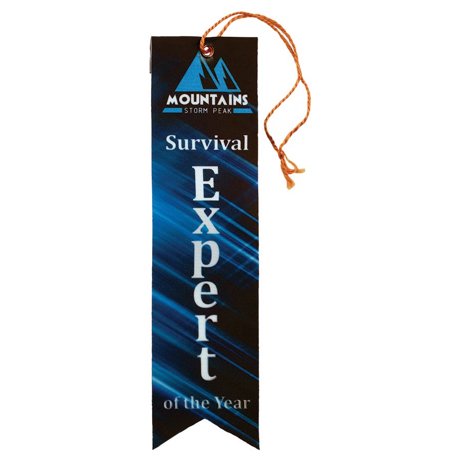 2" x 8" Sublimatable Ribbon with Card & String