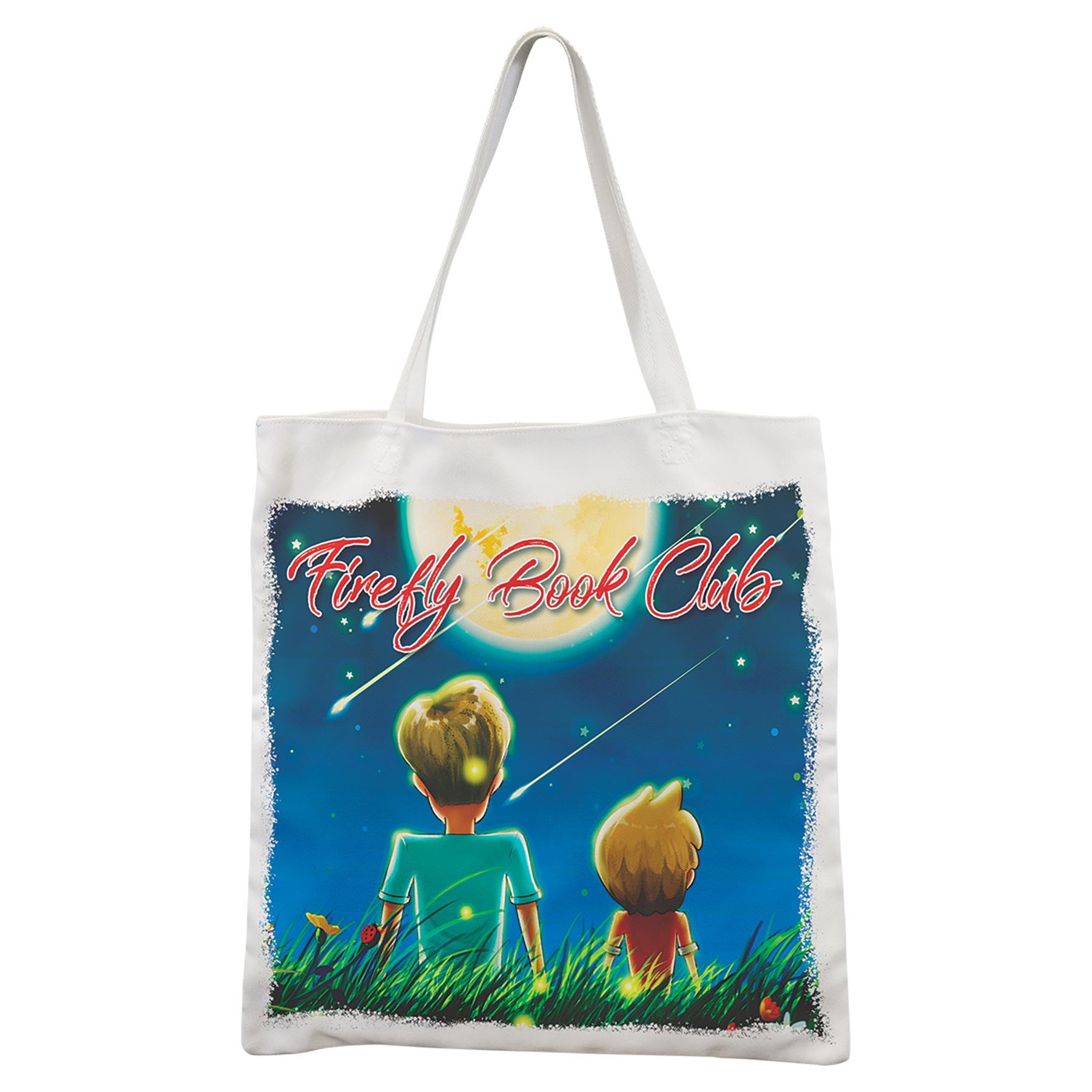 White Canvas Full Color Gift Bag