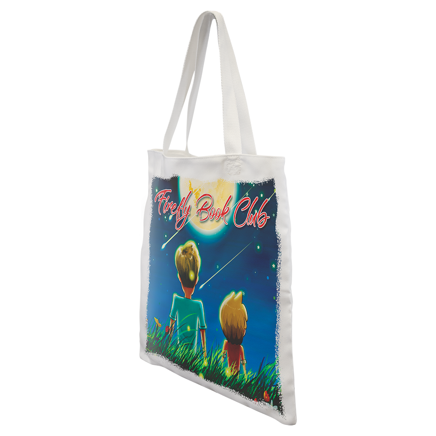 White Canvas Full Color Gift Bag