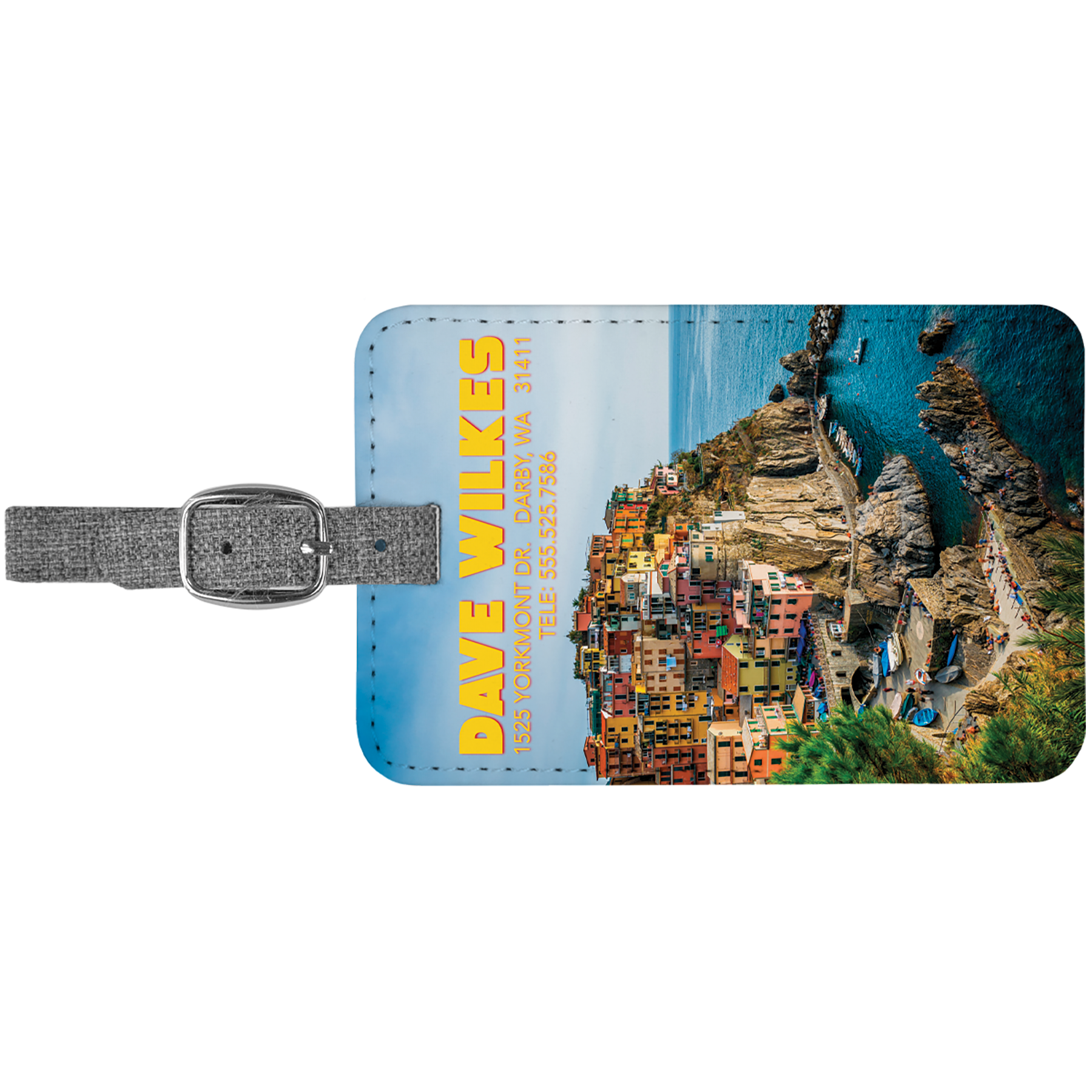 Leatherette Luggage Tag