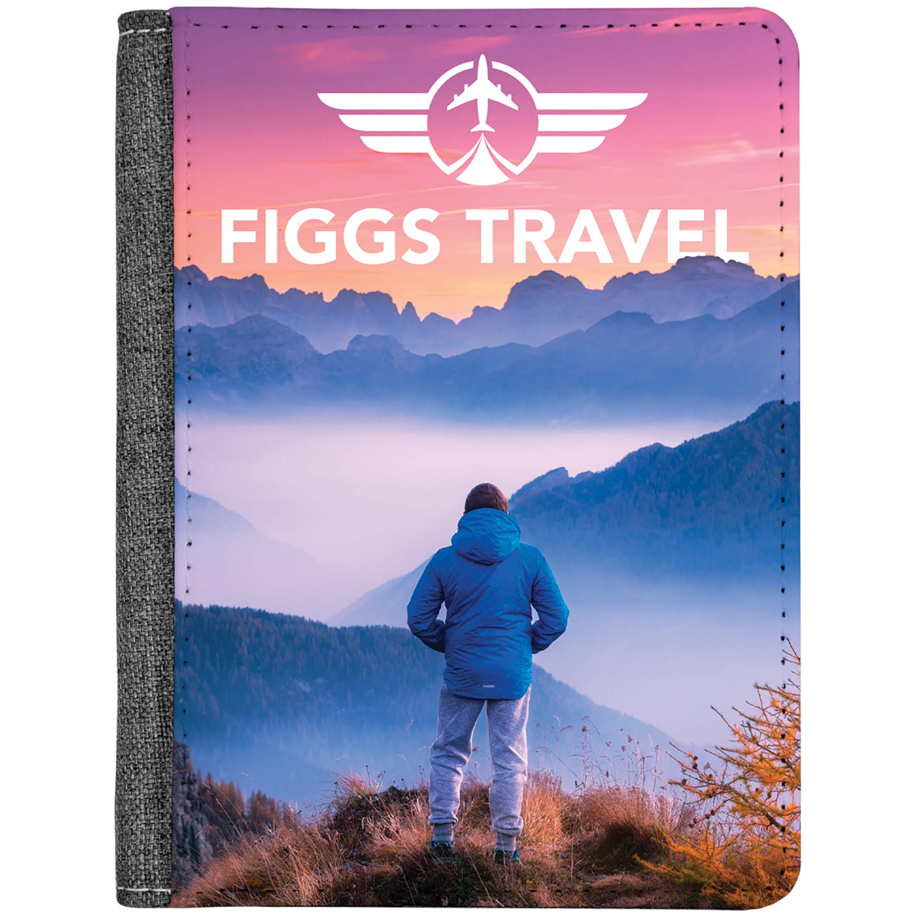 Leatherette Passport Holder
