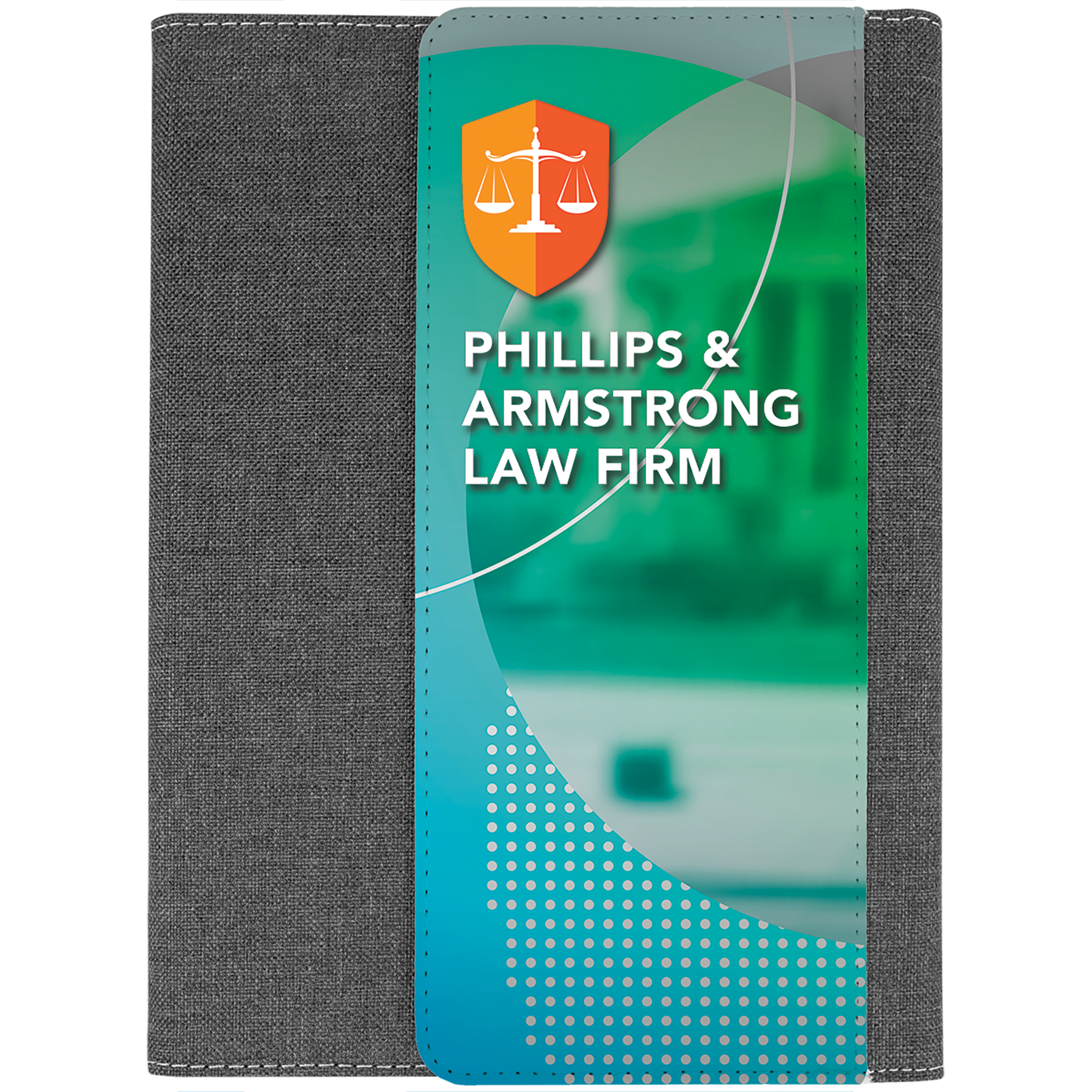 Laserable Leatherette Canvas Portfolios