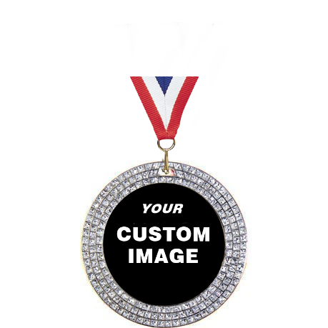 Silver Glitter Medal Series