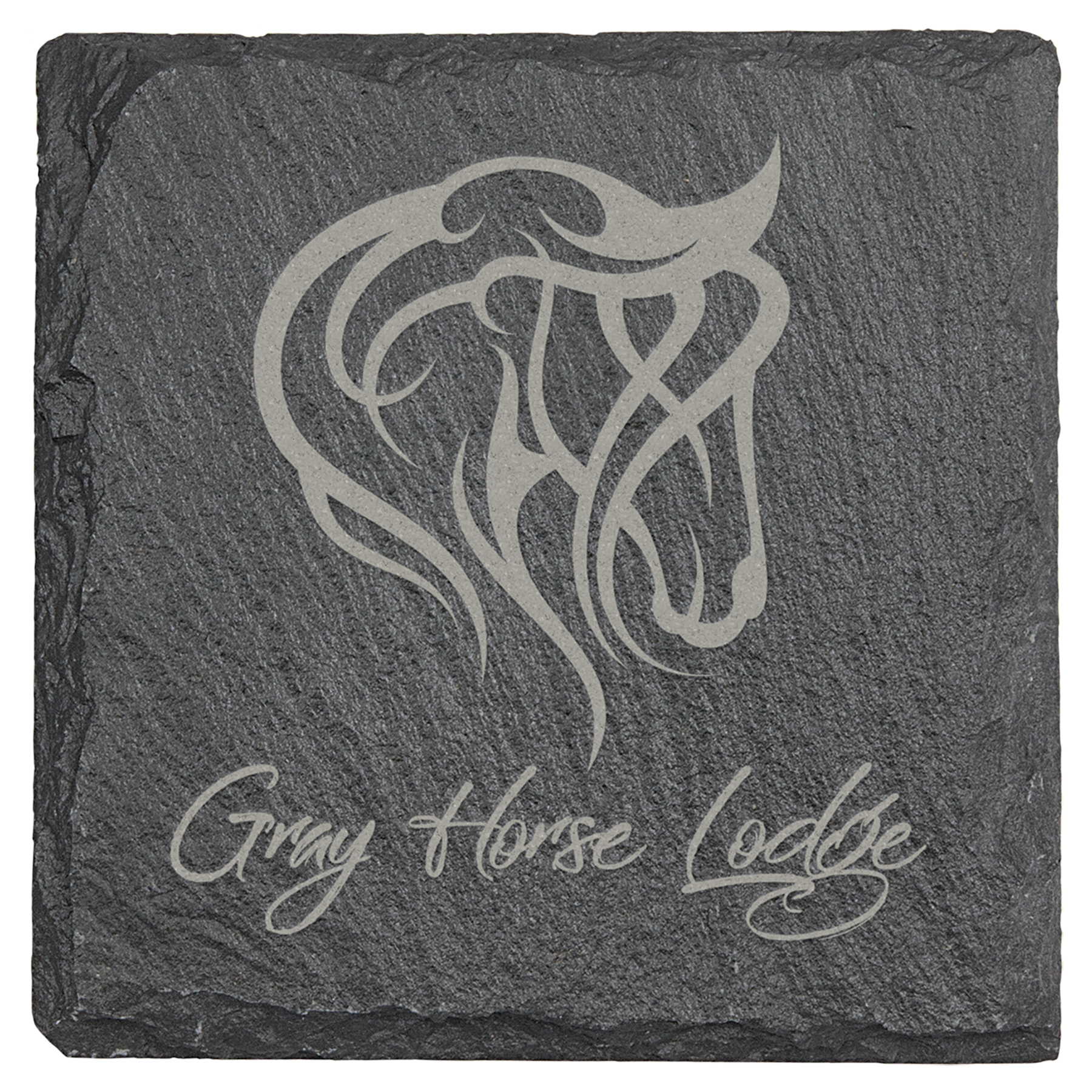 Six Piece Slate Coaster Set